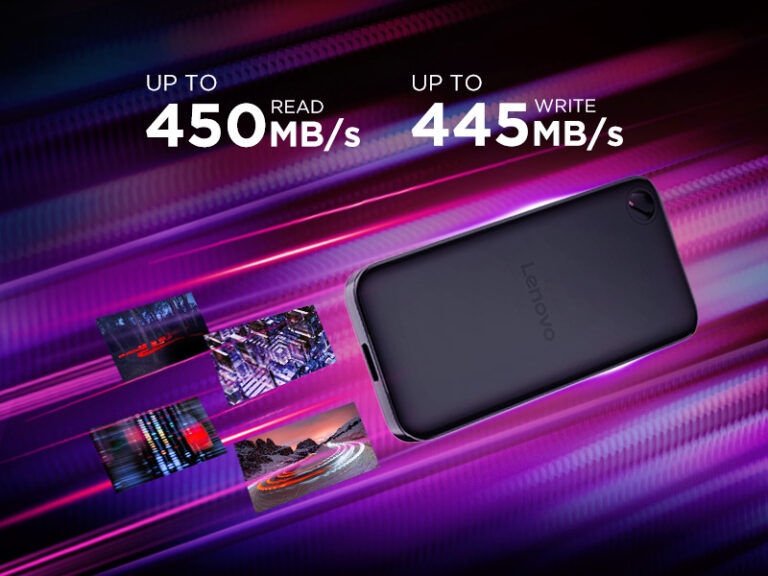 Features of Lenovo LP100 extreme portable SSD