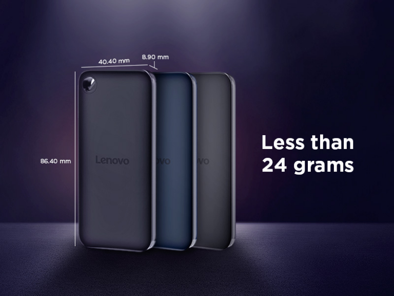 Lenovo LP100 external SSD with ultra-light weight under 24 grams